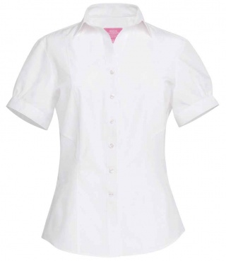 Brook Taverner BK153  Ladies Paduli Short Sleeve Poplin Shirt